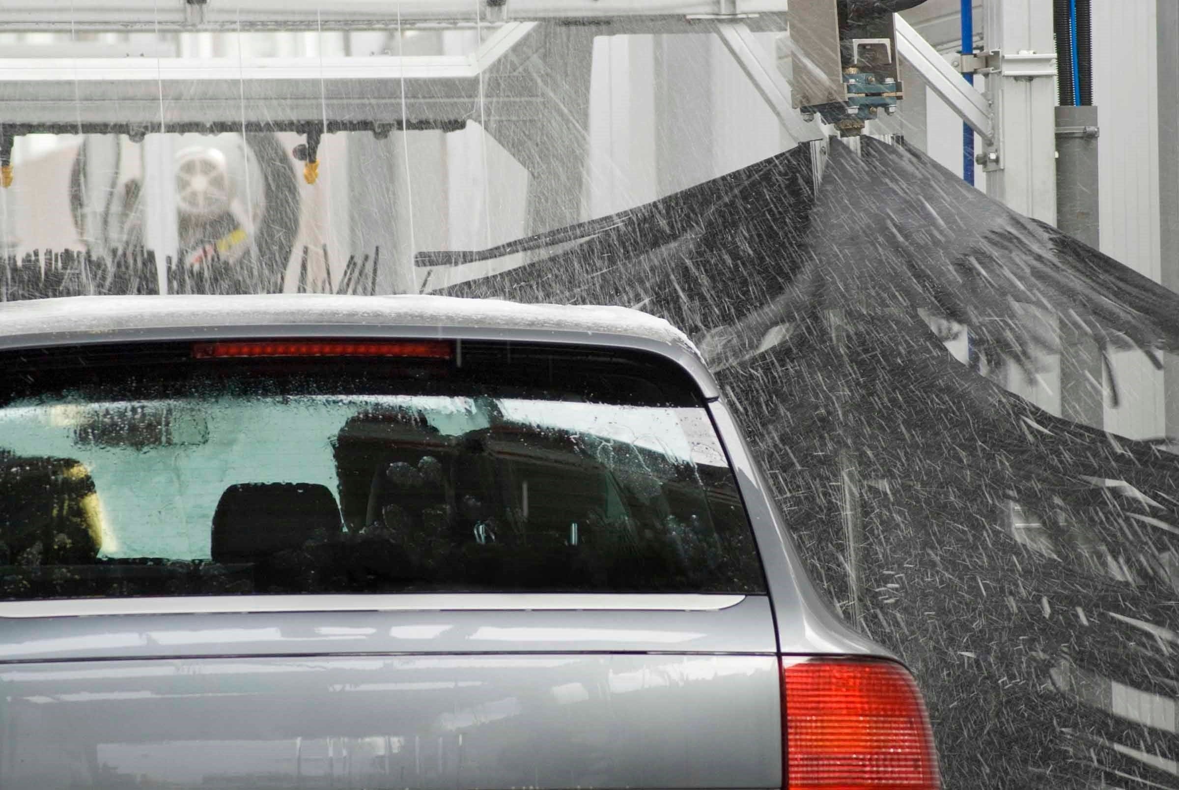 car in car wash